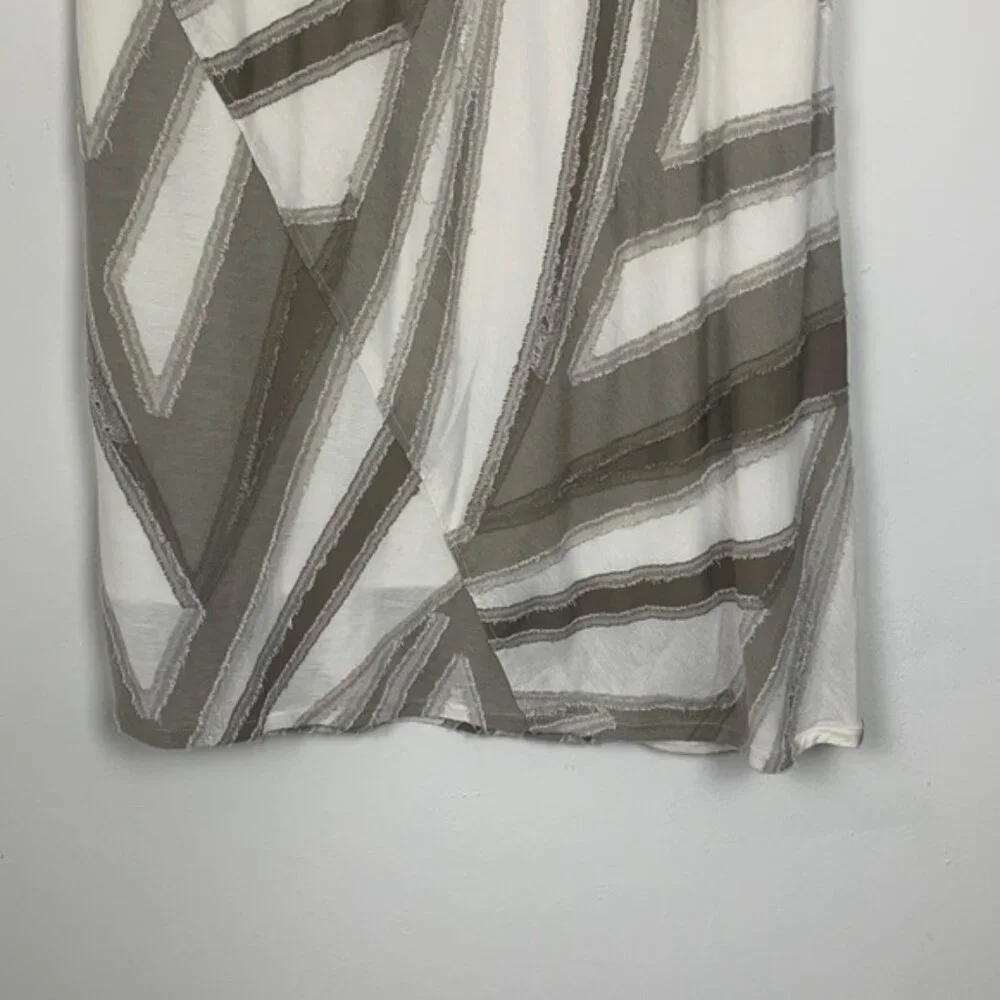 Tribal Patchwork A-Line Midi Skirt - Picture 5 of 9